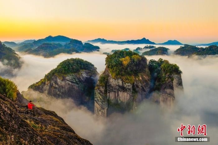 武夷山天游云海。黃海 攝