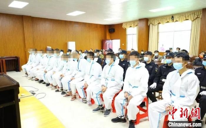 圖為庭審現(xiàn)場?!|蘭法院 攝