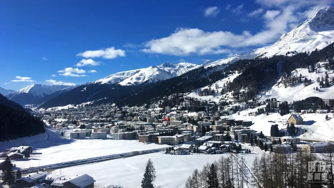 △瑞士，達(dá)沃斯小鎮(zhèn)。