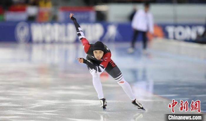 高亭宇在比賽中。圖片來源：黑龍江省體育局。