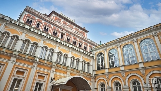  △當(dāng)?shù)貢r間3月21日，莫斯科，克里姆林宮。（總臺央廣記者潘毅拍攝）