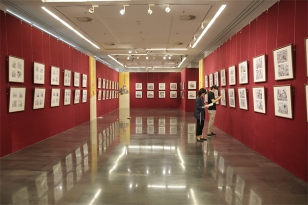 展覽現(xiàn)場。出版社供圖