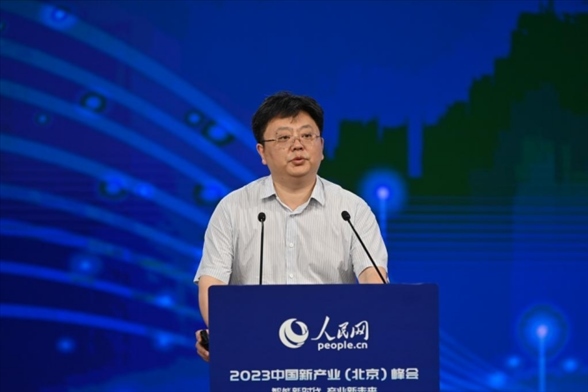 傳播內(nèi)容認(rèn)知全國重點(diǎn)實(shí)驗(yàn)室首席科學(xué)家張勇東。人民網(wǎng)記者 于凱攝