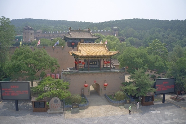 皇城相府景區(qū)（無人機照片）。人民網(wǎng)記者 王天樂攝