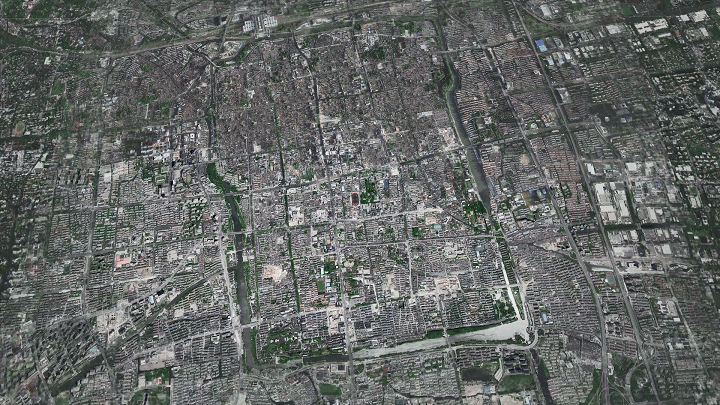 平江歷史文化街區(qū)現(xiàn)存整體布局與宋代《平江圖》基本一致。