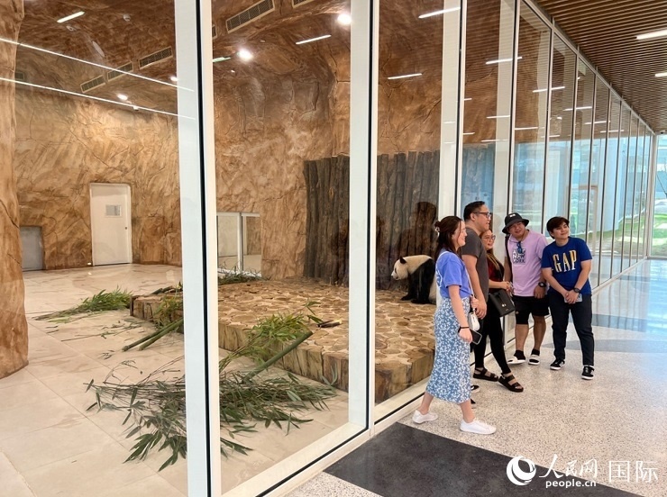 當?shù)赜慰团c“四?！焙嫌?。人民網(wǎng)記者 張志文攝