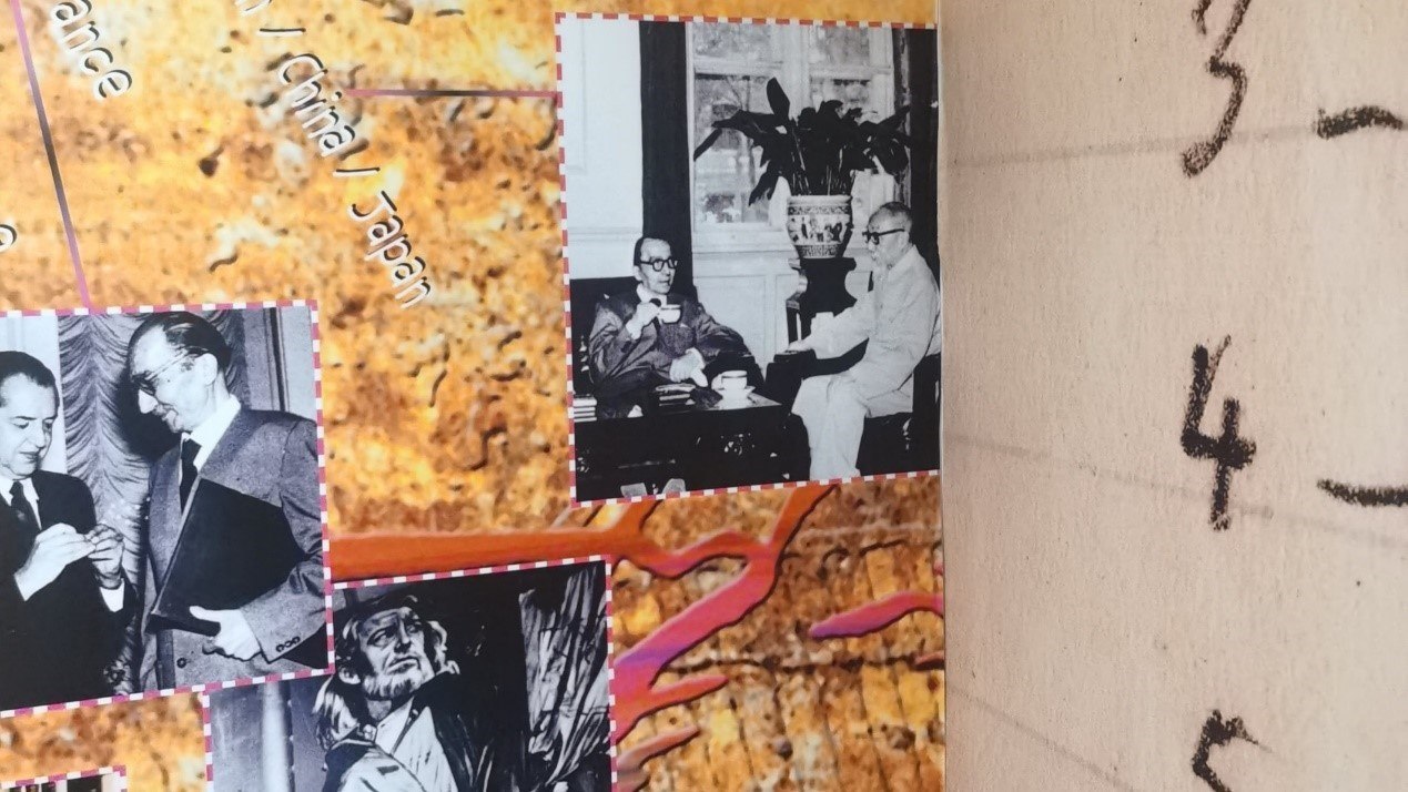 1957年，卡贊扎基斯第二次訪問中國，期間與作家茅盾進(jìn)行交流。人民網(wǎng)記者 葛泰佚攝