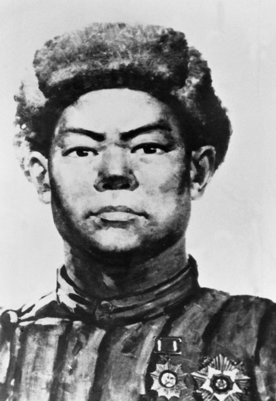 這是黃繼光像。新華社發(fā)（資料照片）