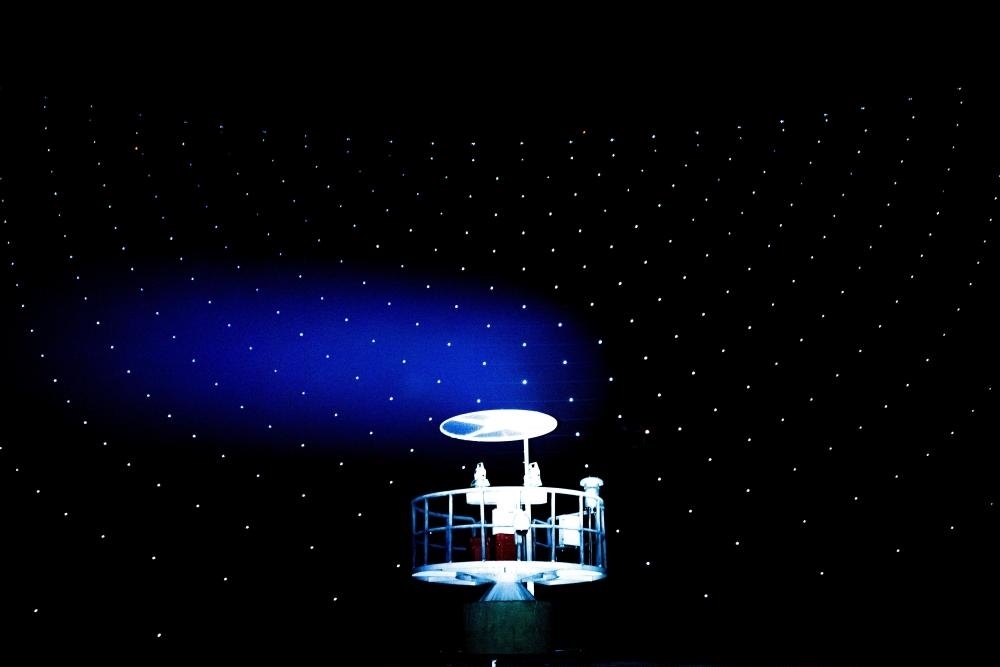 2021年3月29日拍攝的“中國天眼”測量基墩（維護(hù)保養(yǎng)期間拍攝）。新華社記者 歐東衢 攝