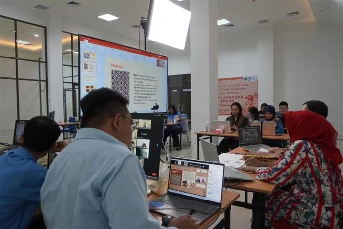 活動現(xiàn)場。供圖：印尼三一一大學(xué)孔子學(xué)院