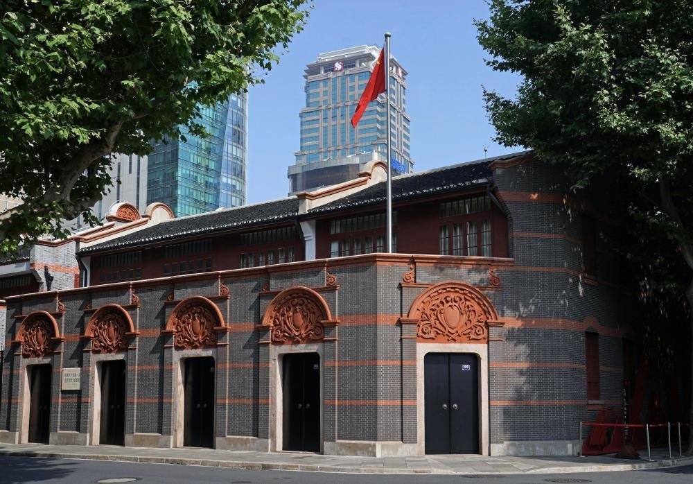 2023年6月9日拍攝的中共一大會(huì)址外景。新華社記者 劉穎 攝