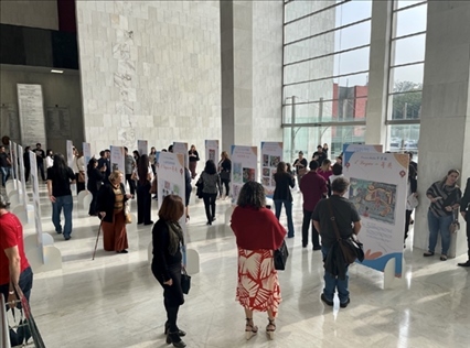 獲獎(jiǎng)作品展現(xiàn)場(chǎng)。中國駐圣保羅總領(lǐng)館供圖