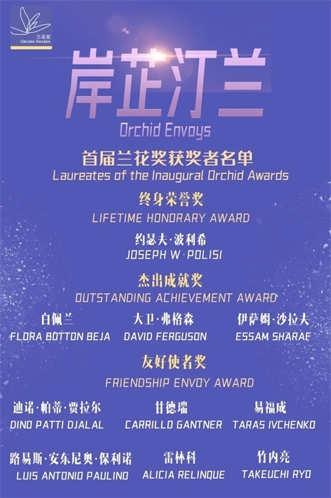 首屆蘭花獎(jiǎng)獲獎(jiǎng)?wù)呙麊巍?巴西圣保羅州立大學(xué)孔子學(xué)院供圖。（來(lái)源：人民畫(huà)報(bào)）