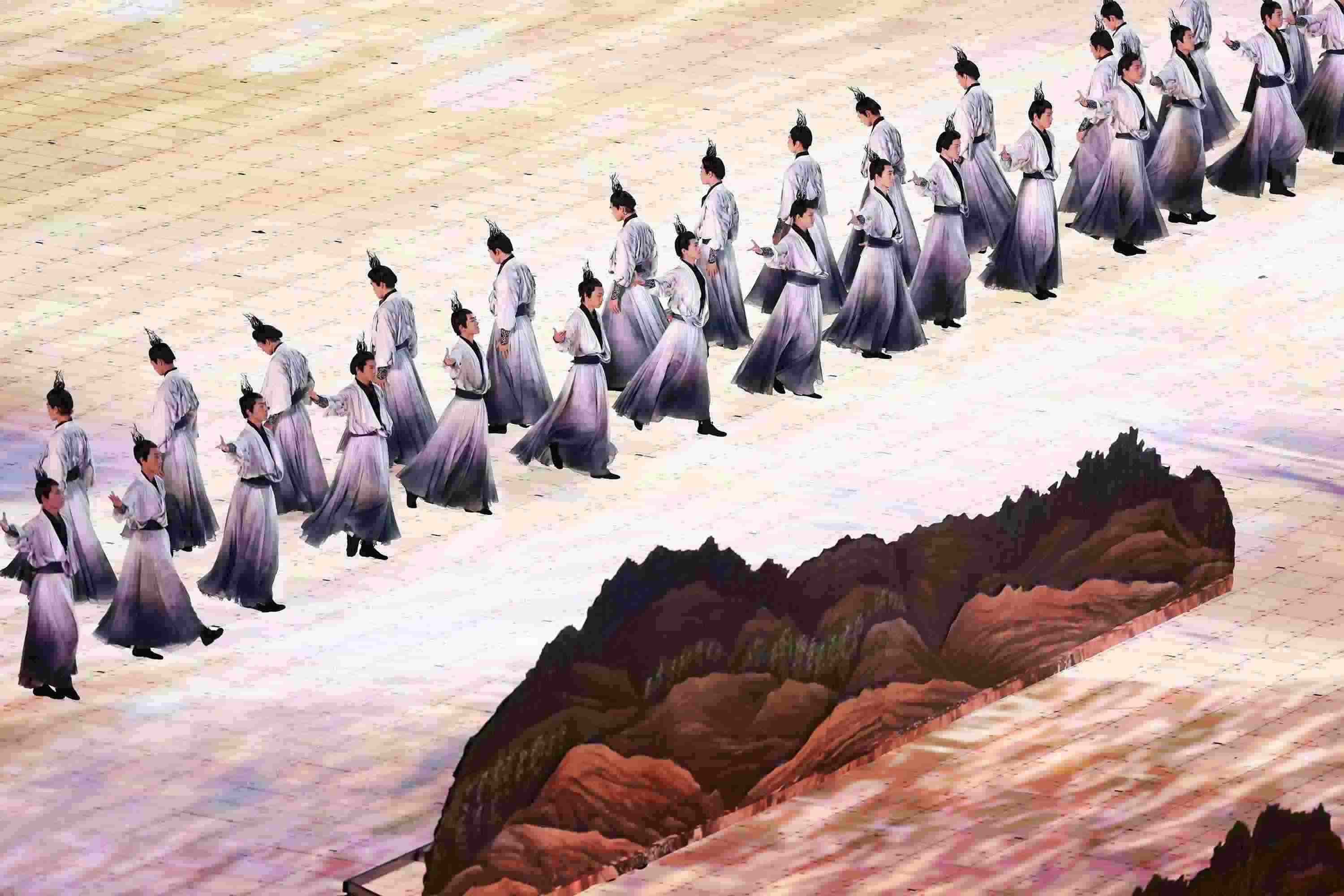 △2023年9月23日，演員在杭州第十九屆亞洲運動會開幕式上表演。