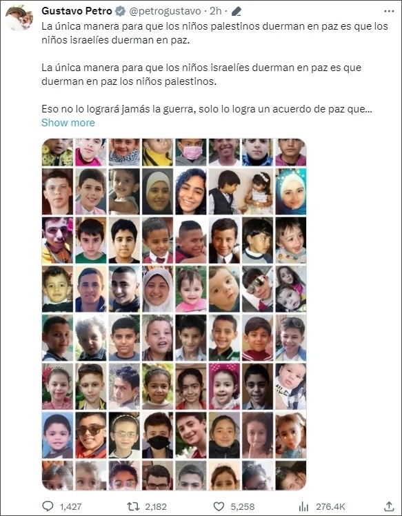 巴以爆發(fā)新沖突后，他再指西方“雙標(biāo)”