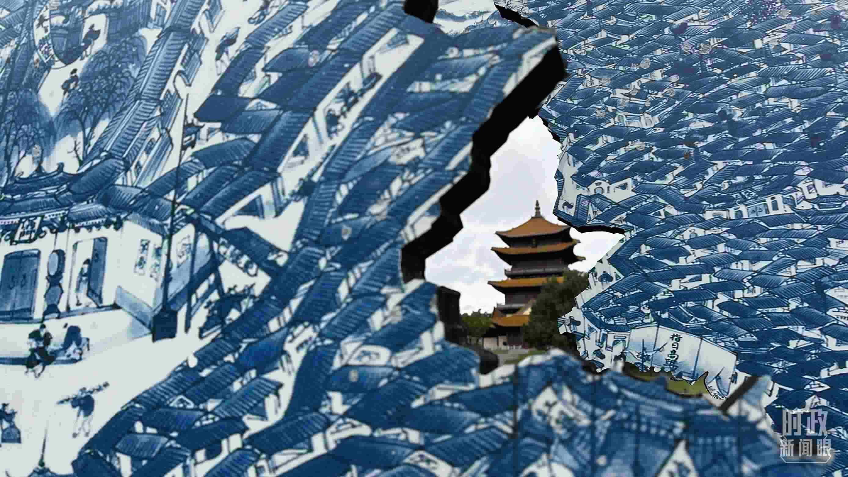 △位于陶陽里歷史文化街區(qū)內(nèi)的龍珠閣。（總臺央視記者趙化拍攝）