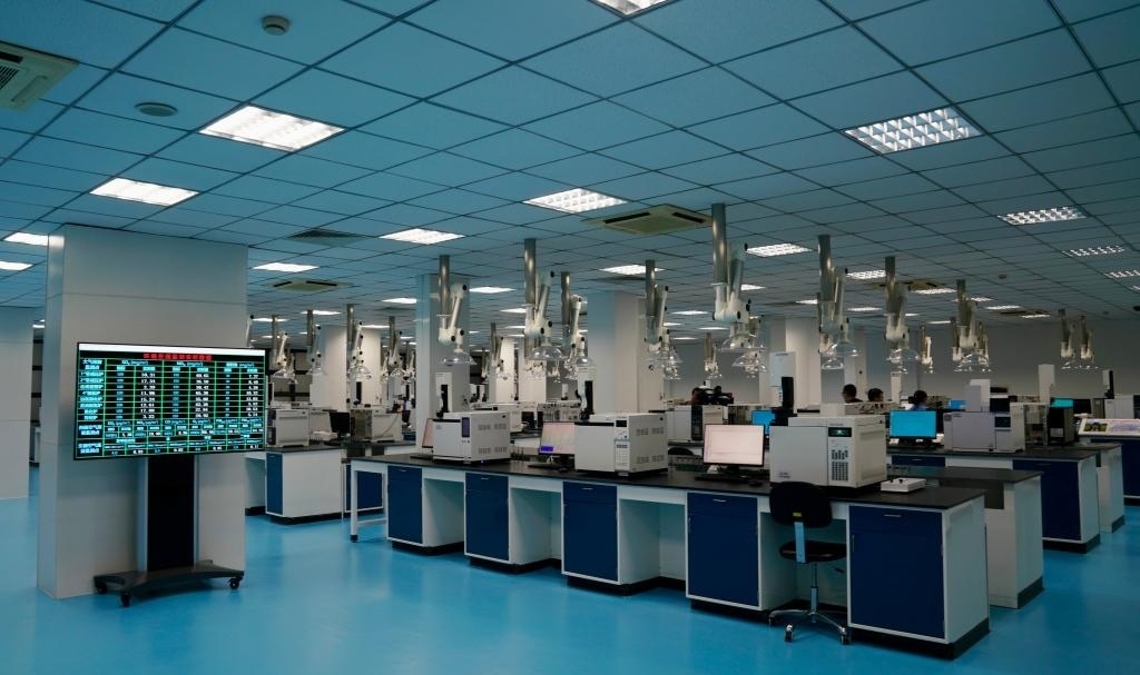 近日拍攝的公司檢驗(yàn)計(jì)量中心。新華社記者 胡晨歡 攝