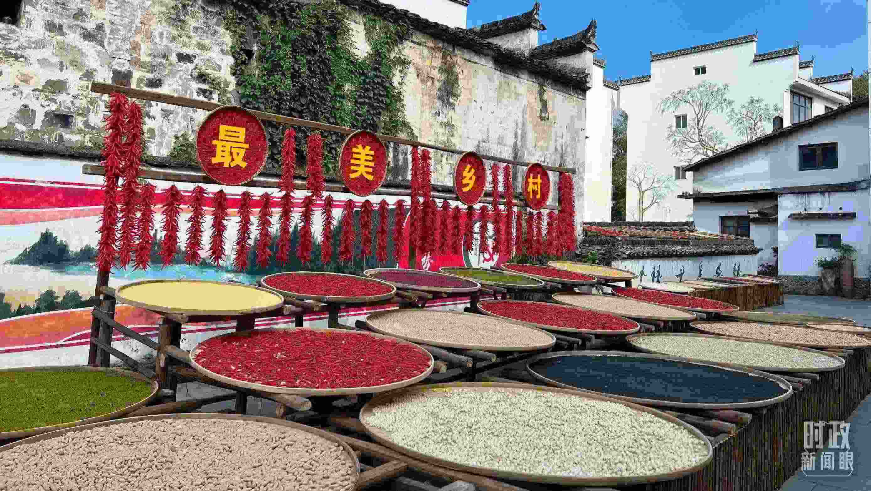 △婺源縣秋口鎮(zhèn)王村石門自然村。（總臺央視記者程鋮拍攝）