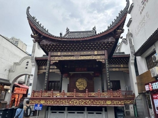 10月25日，長沙太平老街一角。（本報記者 劉書文攝）