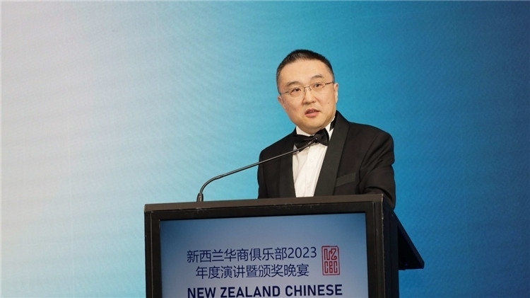 中國(guó)駐新西蘭大使王小龍。攝影：張凱