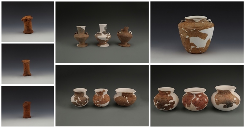 龜山遺址出土陶器。國家文物局供圖