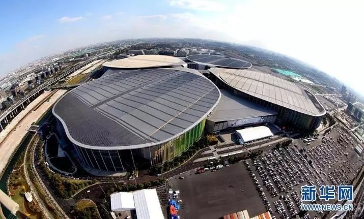 中國國際進口博覽會舉辦場地——國家會展中心（上海）。新華社記者 凡軍 攝