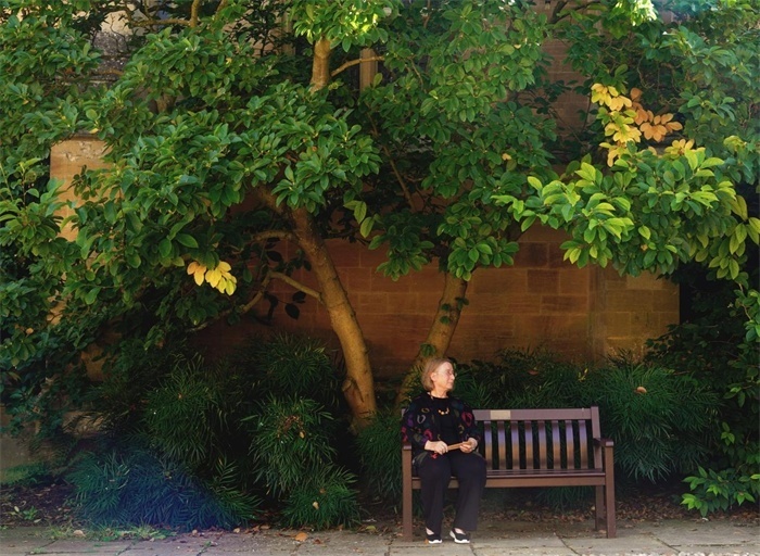 羅森在牛津大學(xué)墨頓學(xué)院。葛大龍攝