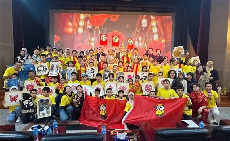 圖為2023“中華文化大樂園—埃及開羅營(yíng)”閉幕式活動(dòng)現(xiàn)場(chǎng)。主辦方供圖