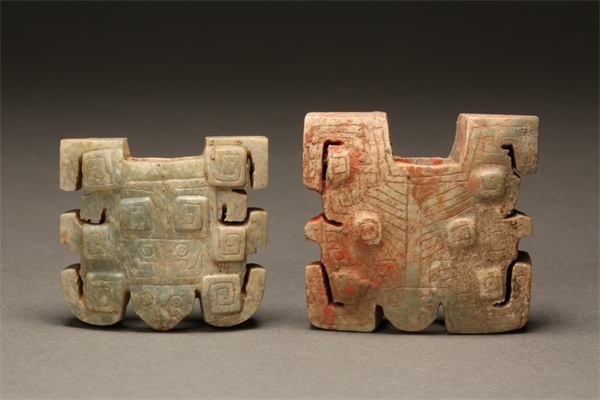 獸面形玉飾件。國家文物局供圖