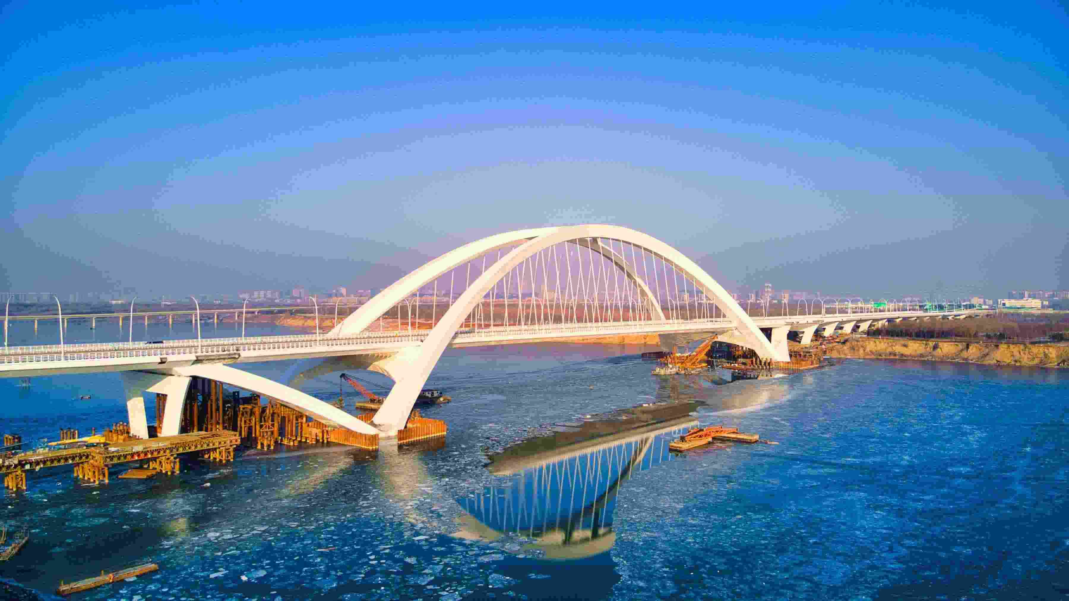 開(kāi)通后的京雄大橋。受訪方供圖