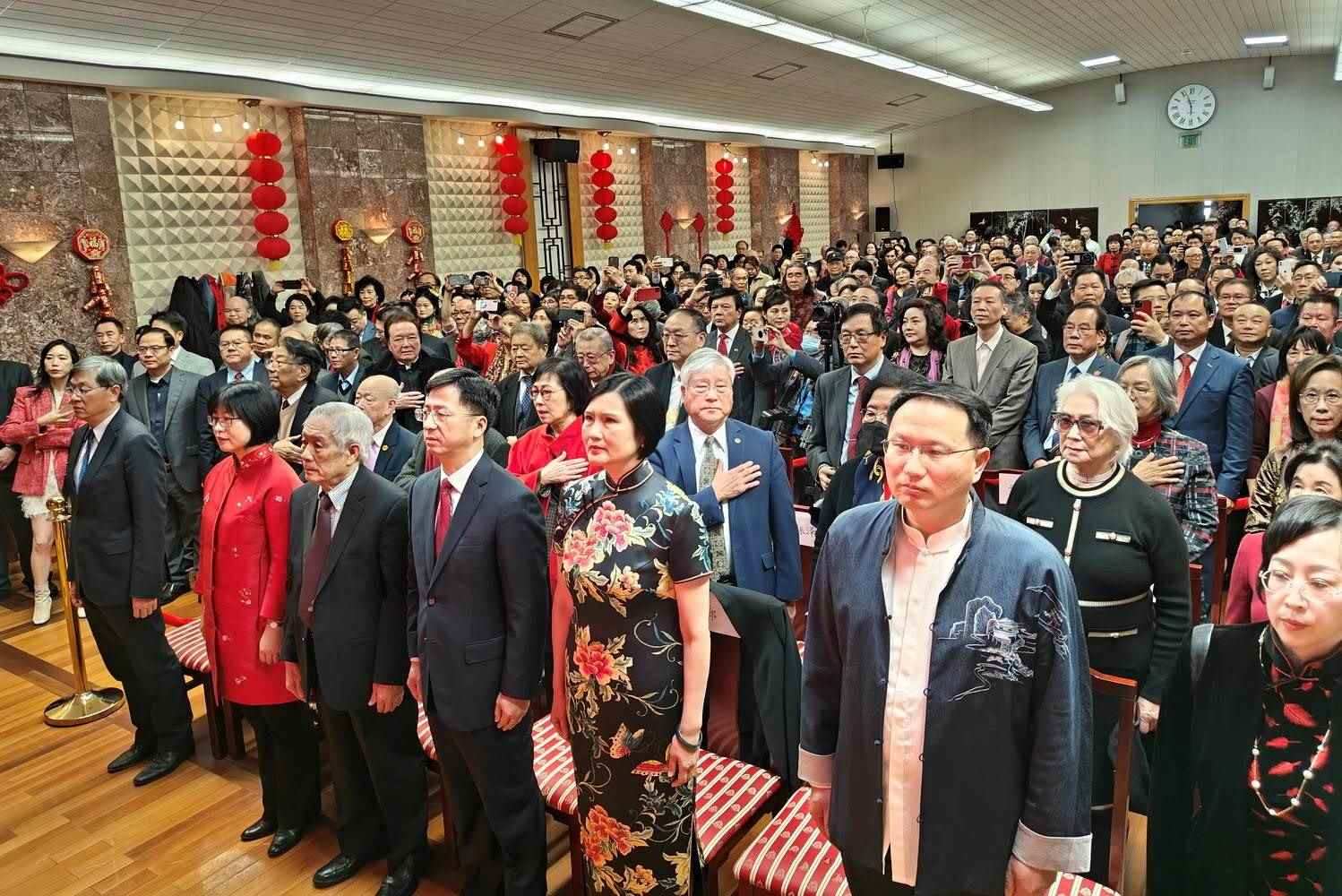 領區(qū)各州代表參加招待會。主辦方供圖