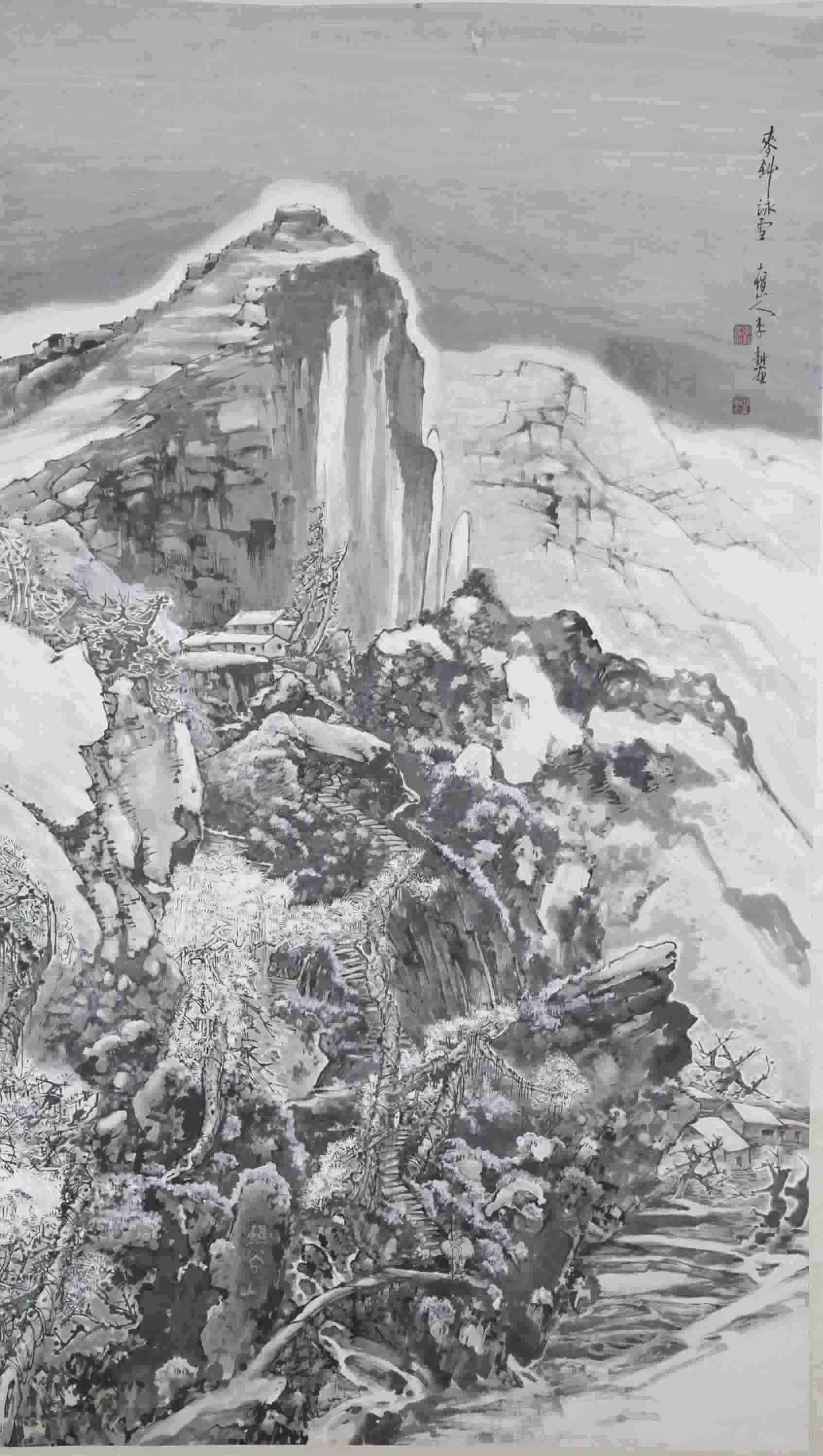 李耕畫作。(仙游縣博物館供圖)