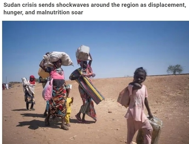 糧食危機(jī)、營養(yǎng)不良、霍亂 蘇丹人道主義危機(jī)嚴(yán)重