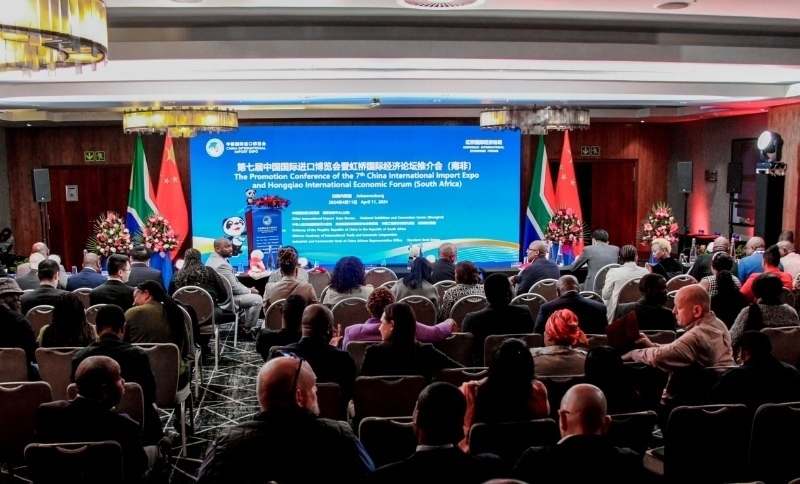 現(xiàn)場照片。（圖片來源：中國國際進口博覽會官微）