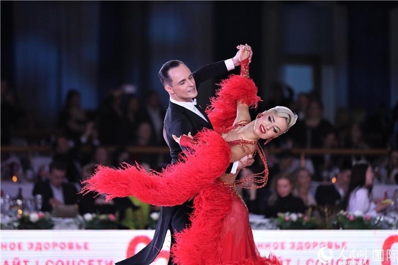 第五屆“克里姆林宮杯”國標舞錦標賽現(xiàn)場。于子恒攝