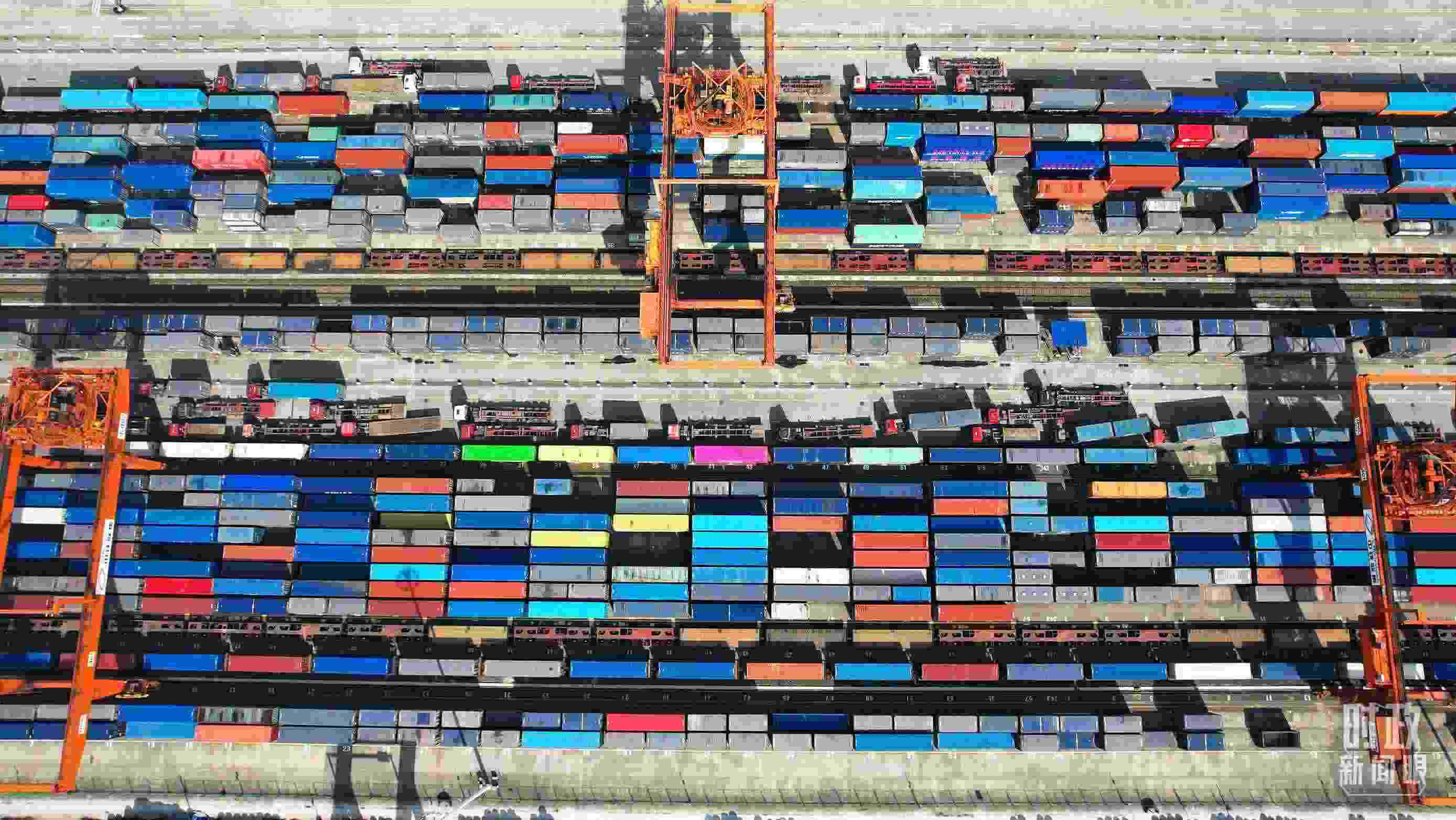 △重慶國際物流樞紐園區(qū)。（總臺記者楊洋拍攝）