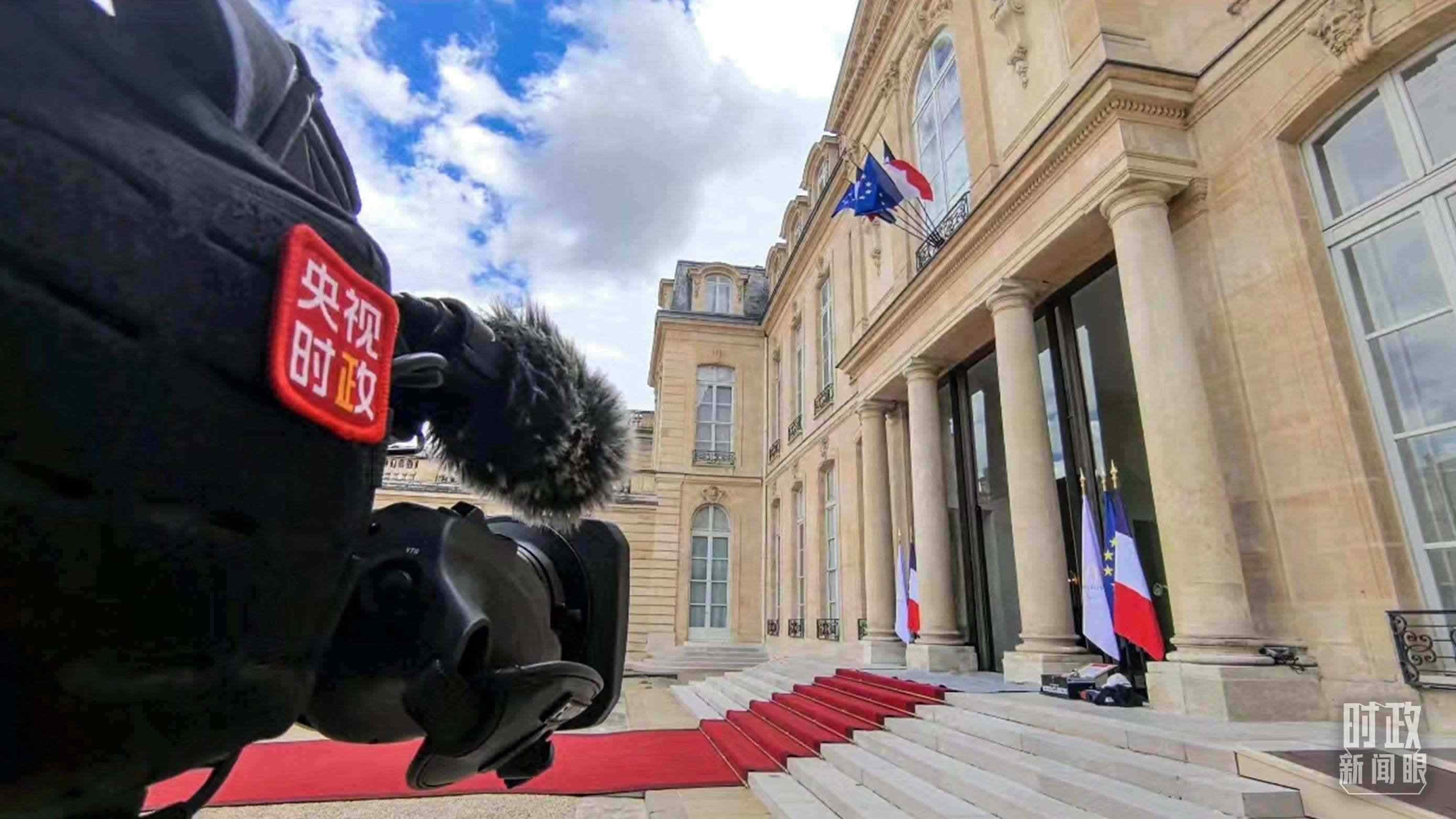 △愛麗舍宮。（總臺(tái)央視記者陸泓宇拍攝）