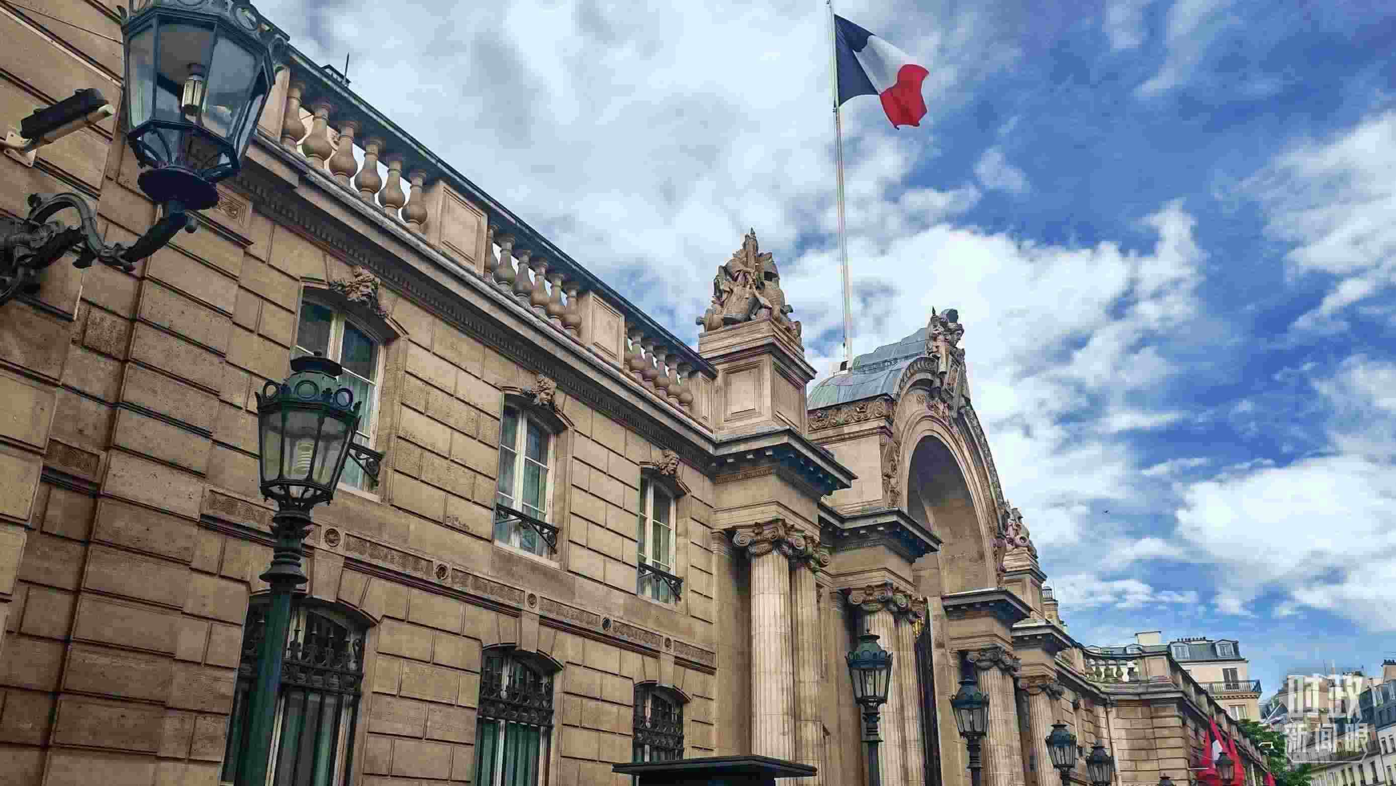 △愛麗舍宮。（總臺(tái)央視記者劉琦拍攝）