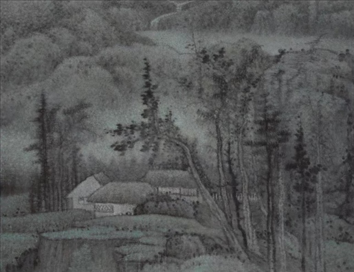 王秦生畫作《晨寂》。主辦方供圖