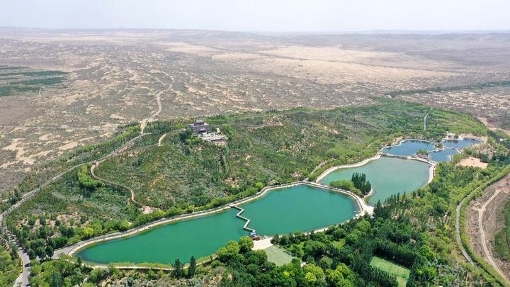 △2023年6月7日，寧夏靈武市白芨灘國家級自然保護區(qū)。