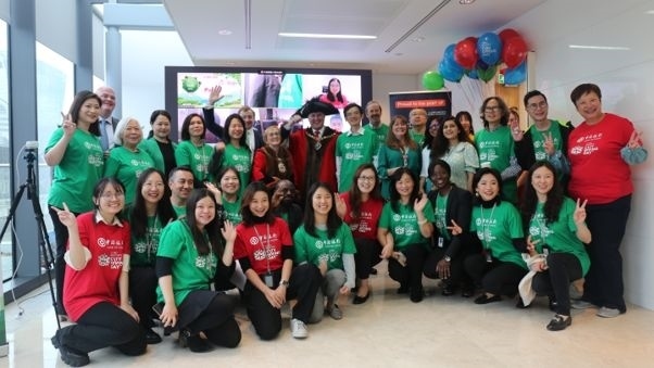 中國(guó)銀行倫敦分行參與倫敦金融城慈善日活動(dòng)。資料圖片