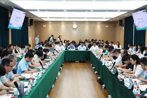 守正創(chuàng)新推動(dòng)思政課建設(shè)內(nèi)涵式發(fā)展學(xué)術(shù)研討會(huì)現(xiàn)場(chǎng)。武漢大學(xué)供圖