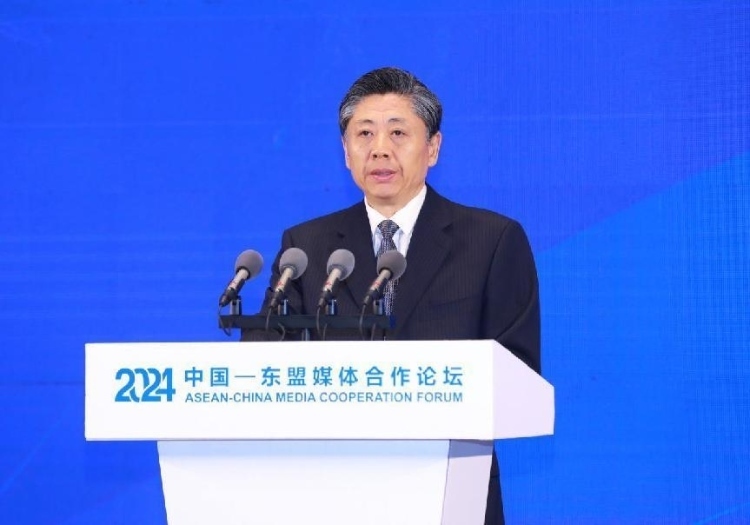 王藝華致辭。中國(guó)外文局供圖