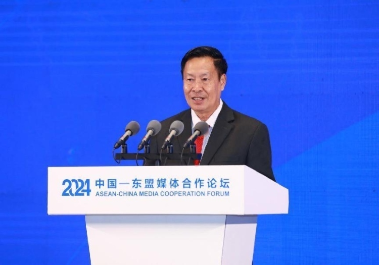 坡西·喬馬尼馮致辭。中國(guó)外文局供圖