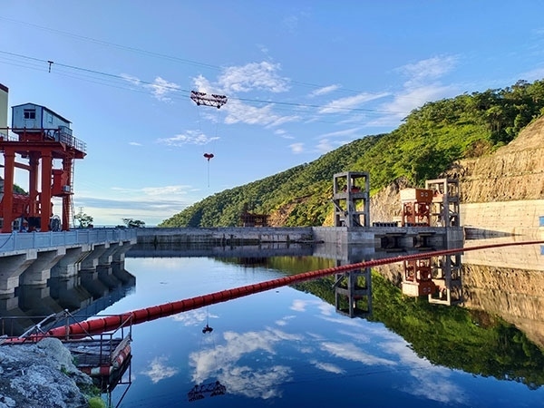 剛果（金）布桑加水電站水庫(kù)。中鐵資源集團(tuán)供圖