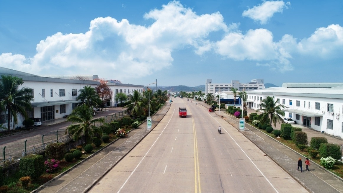 西哈努克港經(jīng)濟(jì)特區(qū)園區(qū)。西港特區(qū)公司供圖