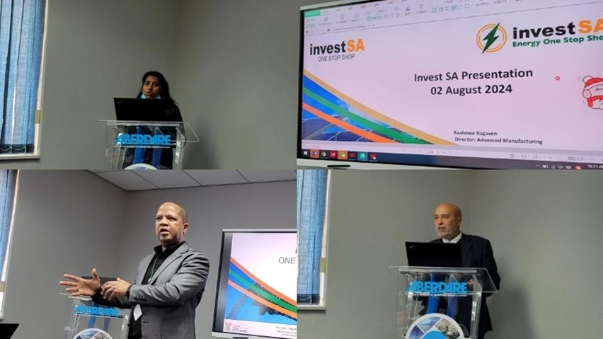 南非貿(mào)工部官員主旨演講。南中經(jīng)貿(mào)協(xié)會(huì)供圖