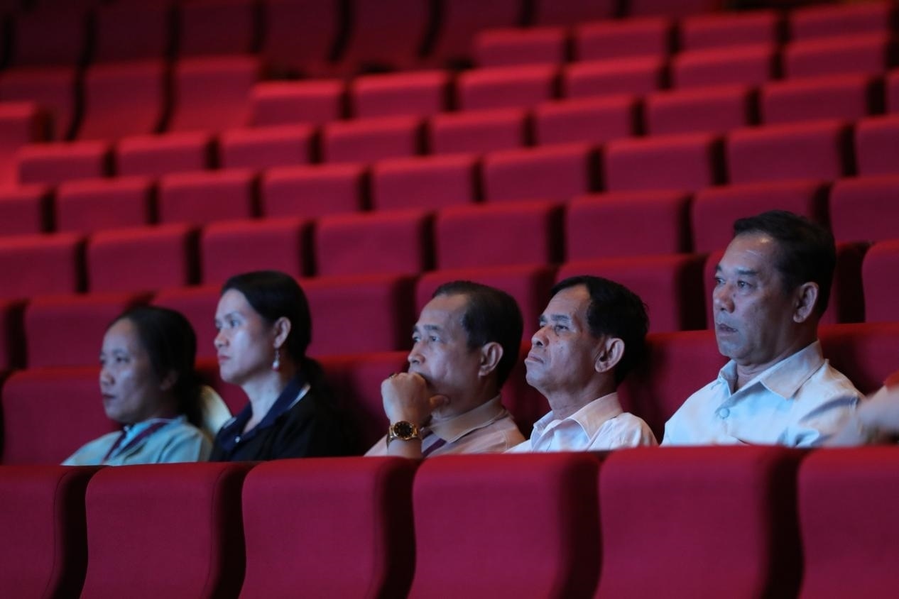 亞洲媒體考察團在觀眾席就座。《中國經濟周刊》記者 肖翊攝