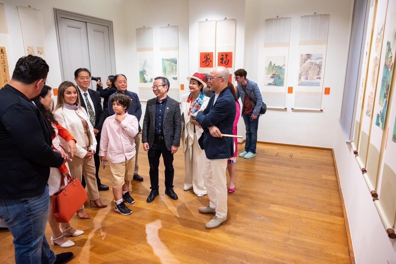 圖為展覽現(xiàn)場。布魯塞爾中國文化中心供圖