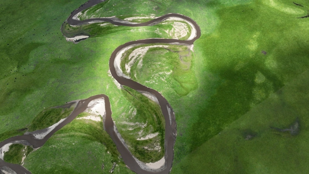 2023年7月6日在甘肅省甘南藏族自治州瑪曲縣拍攝的阿萬倉濕地景色（無人機照片）。瑪曲濕地占地562萬畝，是黃河上游重要的水源涵養(yǎng)區(qū)和生態(tài)功能區(qū)，被譽為“黃河之腎”。